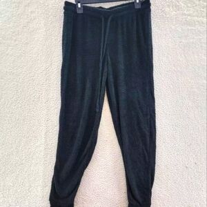 Ultra Flirt High Rise Drawstring Waist Teddy Joggers Pants Junior Size S